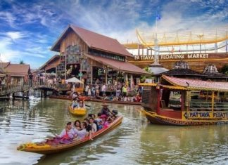 Khám phá chợ nổi Pattaya Thái Lan - trải nghiệm không gian mua sắm đặc sắc